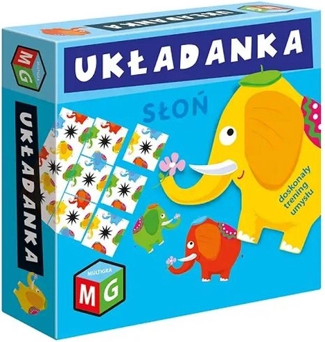 Kirakó-fejtörő elefánt