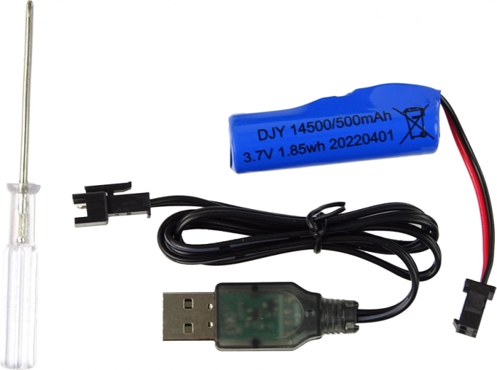 Tölthető akkumulátor a csomagban