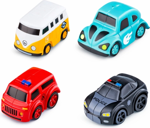 4 kisautó és helikopter a csomagban