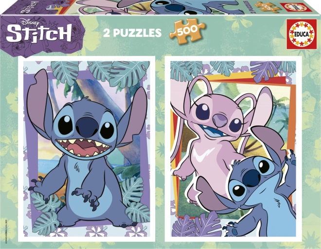 Educa Puzzle Stitch 2x500 darabos
