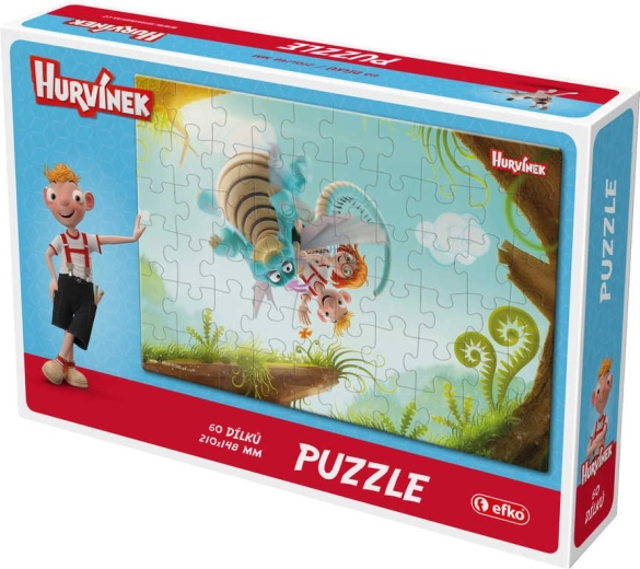 EFKO puzzle Hurvínek III 60 darab 21 × 15 cm