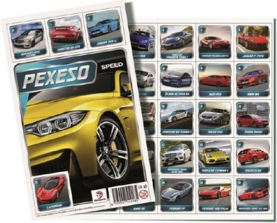Pexeso gyors autók TEDDIES