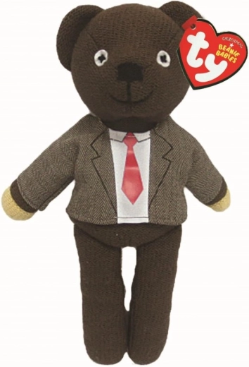 Ty Mr. Bean plüssmackó Teddy kabáttal és nyakkendővel 20 cm - 1 db