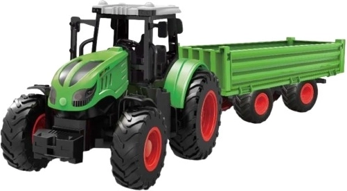 Rádióvezérlésű traktor pótkocsival