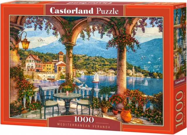 Puzzle 1500 darabos Mediterrán veranda