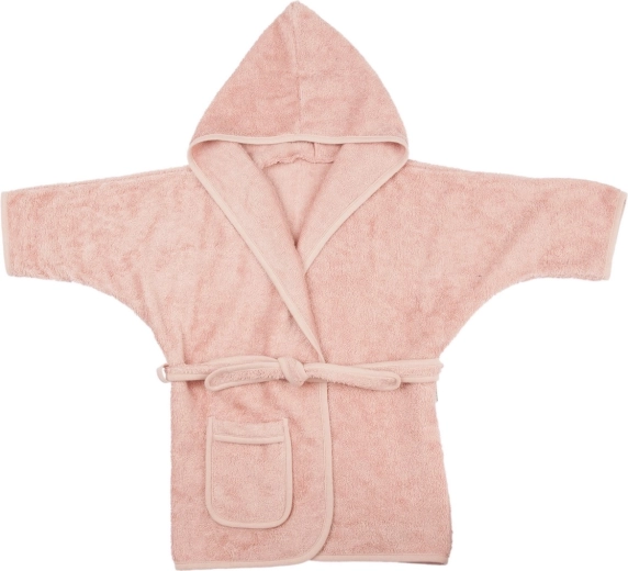 Timboo gyermek bambusz fürdőköpeny misty rose (2–4 éveseknek)