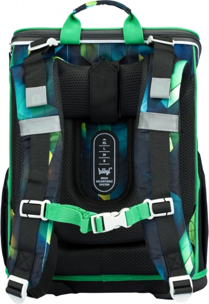 Ergonomikus iskolatáska állítható háttámasszal