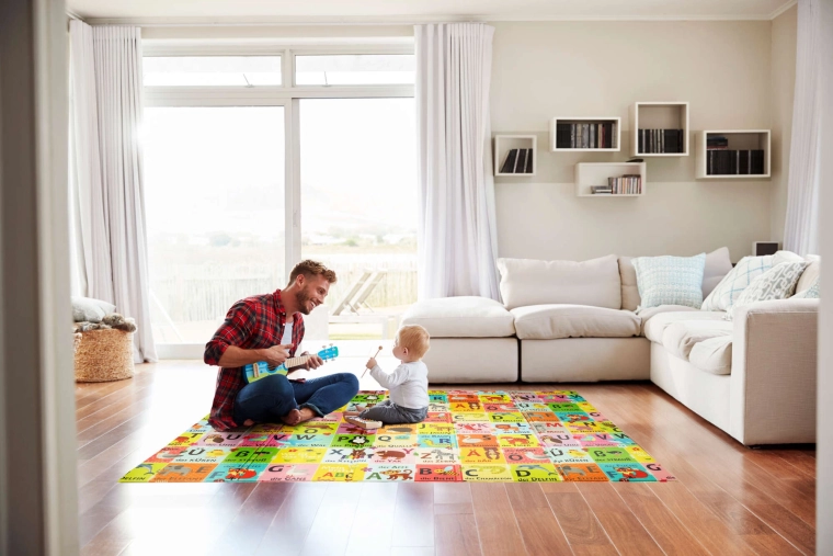 Kétrétegű szórakozás: német ábécé és farm motívum