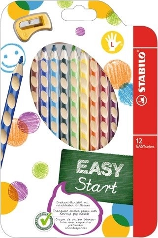 STABILO EASYstart készlet balkezes színes ceruzákhoz