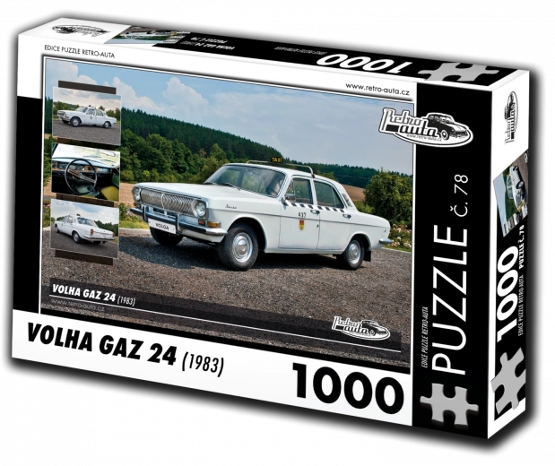 Retro-autók kirakó: Volga GAZ 24 (1983) – 1000 darab