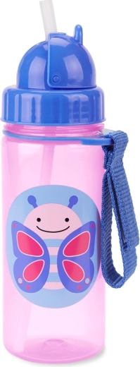 Skip Hop Zoo pillangós szívószálas pohár 385 ml