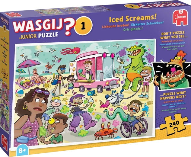 Jumbo puzzle Wasgij Junior 1: Jégsikolyok! 240 darabos