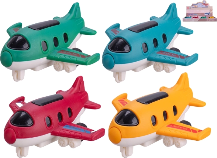 9,5 cm-es lendkerekes repülő – tartós műanyag játék gyerekeknek