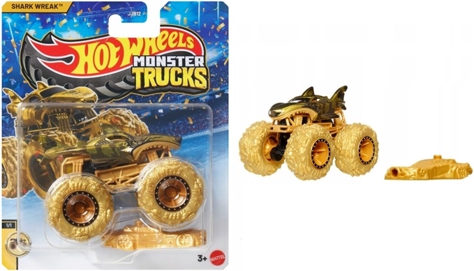 Hot Wheels Monster Trucks Shark Wreak autó 1:64