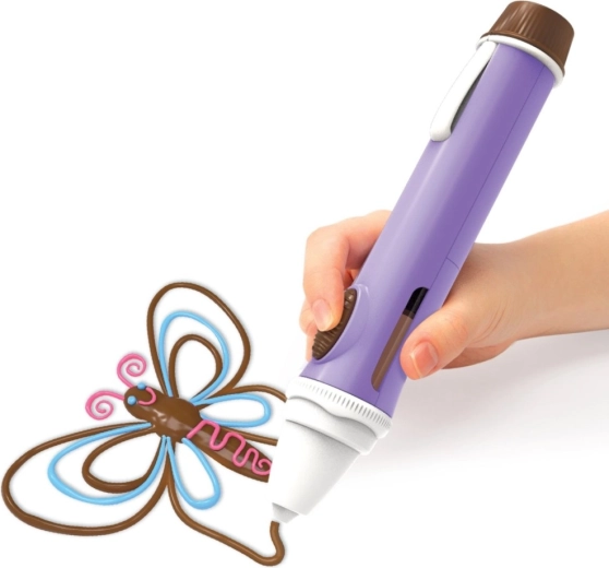 Precíz rajzolás és díszítés csokoládéval