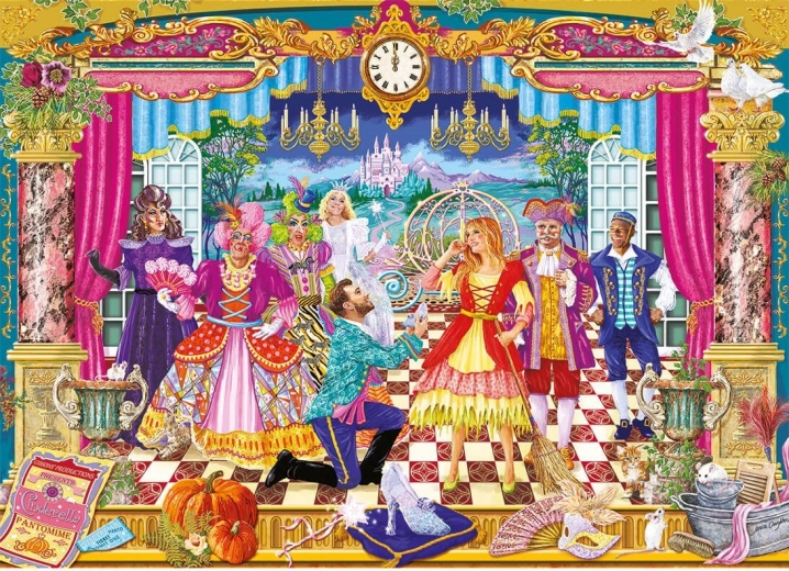 Puzzle Üvegcipellő 1000 darabos GIBSONS