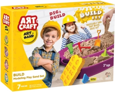 Art craft kinetikus homok építő készlet 600 g