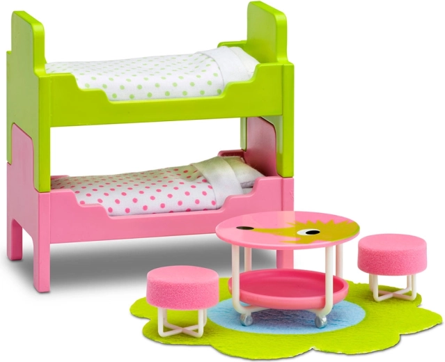 Lundby bútor szett gyerekszobához babaházba