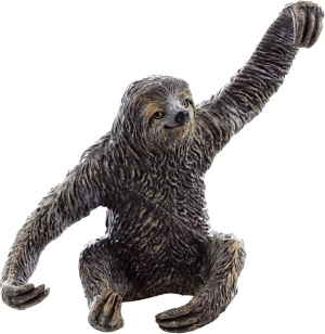 Műanyag lajhár figura 8 cm