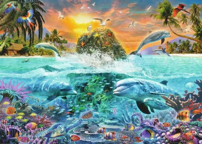 Ravensburger puzzle Vízalatti sziget 1000 darab