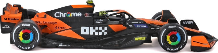 autentikus mclaren mcl38 replika 1:43 méretarányban