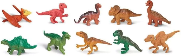 Safari Ltd. dinoszauruszbébik – 48 figurás készlet