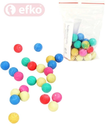 Efko pasztell törhetetlen golyók zacskóban (nehéz műanyag)