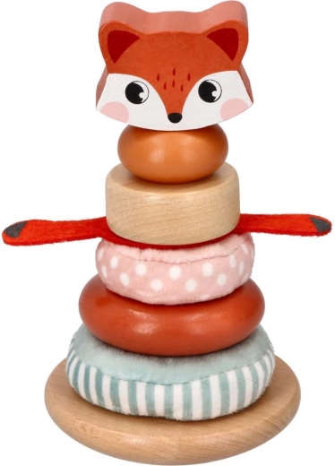 Róka motívumos rakásolható torony