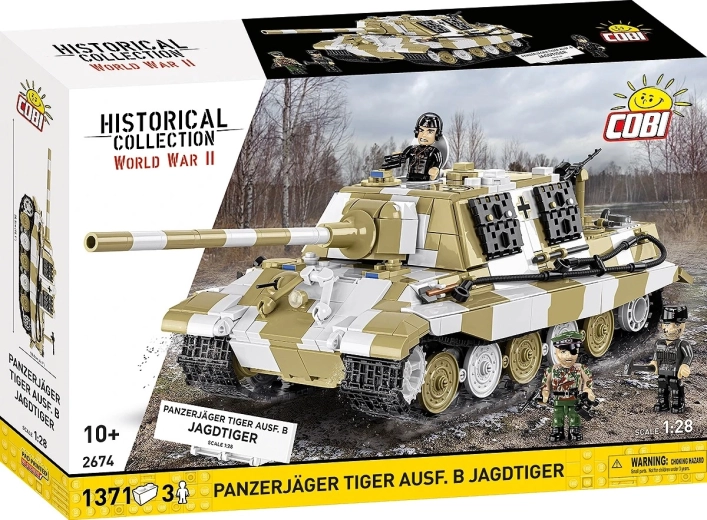 COBI Panzerjäger Tiger Ausf. B Jagdtiger 1:28 építőszett (1371 db)