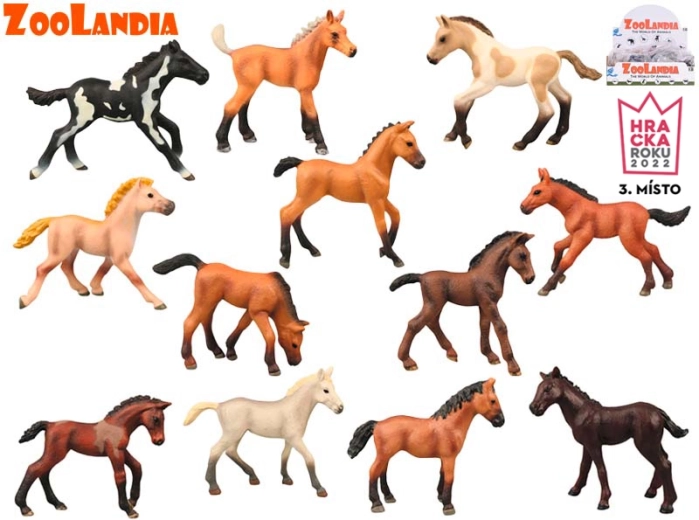 Zoolandia csikó – műanyag figura 10 cm