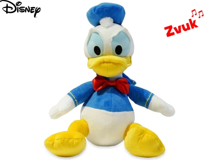Plüss KACSA DONALD hangokkal 24 cm