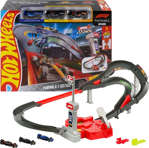 Hot Wheels HW Racing Formula 1 Sprint versenypálya + 3 F1 autó
