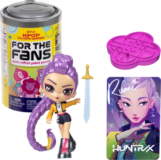 Mattel KPop Demon Hunters meglepetés gyűjthető figura kiegészítővel és gyűjtőkártyával (Soda Pop doboz)