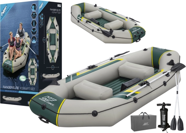 Bestway RANGER ELITE X3 felfújható csónak 3 személy részére