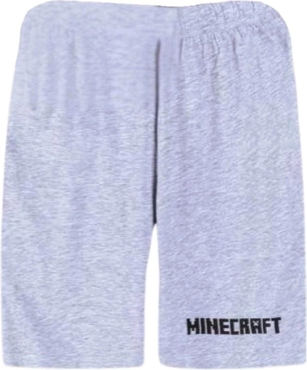 Minecraft szürke rövidnadrág