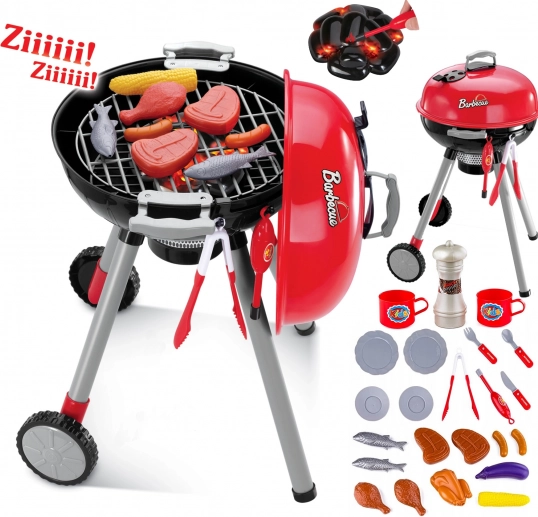 WOOPIE gyerek grillsütő fénnyel és hanggal, tartozékokkal