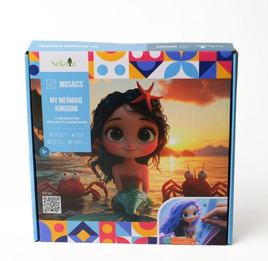 Sekoia mozaikos kreatív készlet – My mermaid kingdom