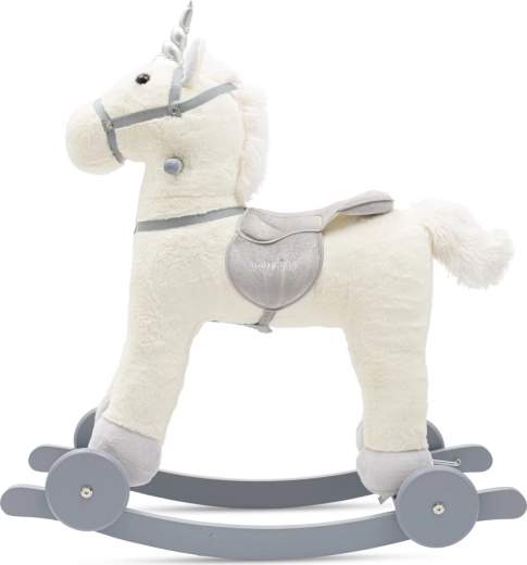 Puha plüss és kényelmes fogantyú lábtartókkal