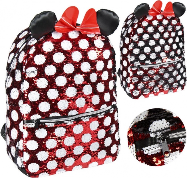 Mesebeli Minnie flitteres hátizsák