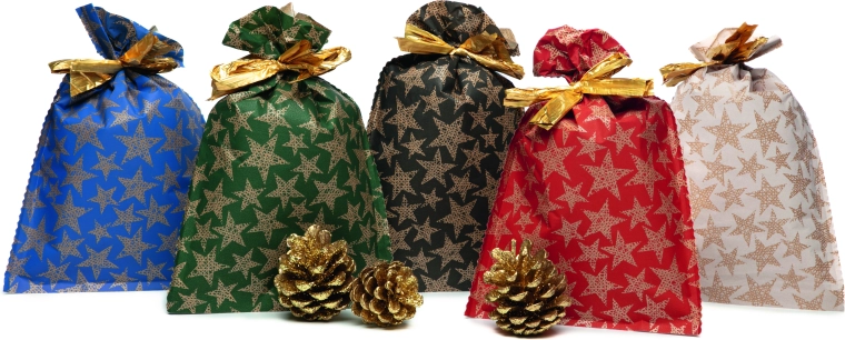 Papírzacskó Csillagok 16x25 cm