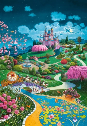 Hamupipőke Kastély Puzzle 1000 db