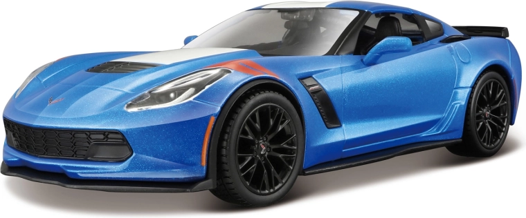 Maisto Corvette Grand Sport 2017 metálkék fém modell 1:24