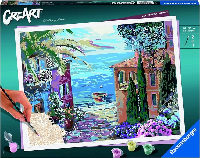CreArt Prémium B sorozat: mediterrán tájkép