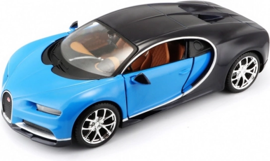 Összeszerelhető Bugatti Chiron modell kék
