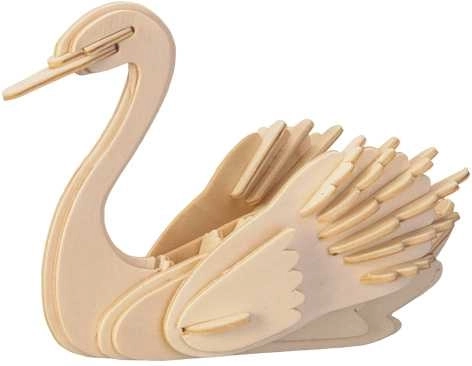 Woodcraft fa 3D kirakó – hattyú