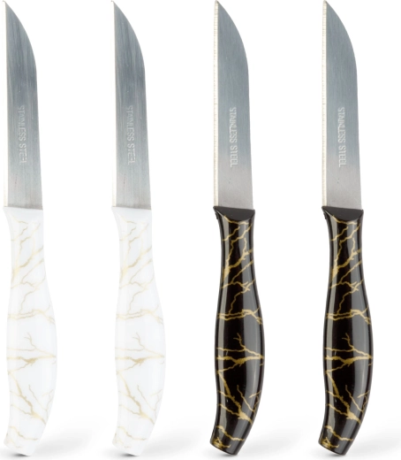 Dekoratív fekete-fehér nyelek