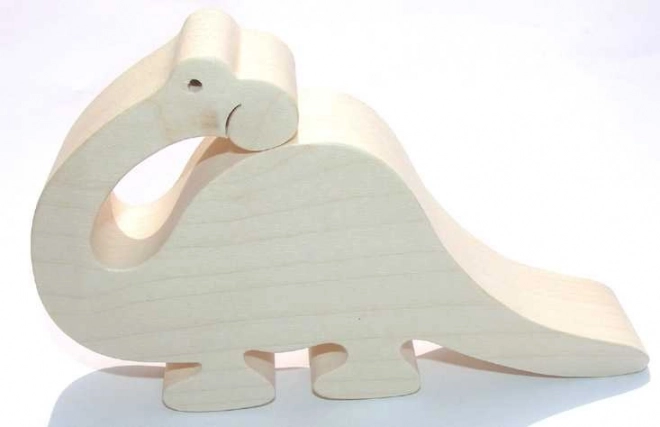 Fa állatfigura Brontosaurus