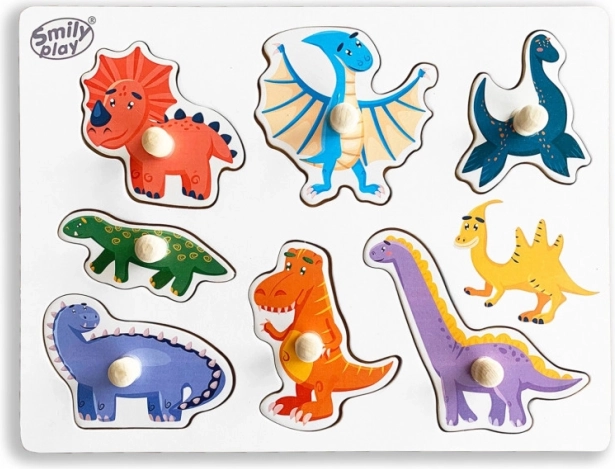 Fa dinoszauruszos kirakó