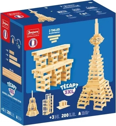 Jeujura fa építőjáték Técap 3XL (200 darabos)