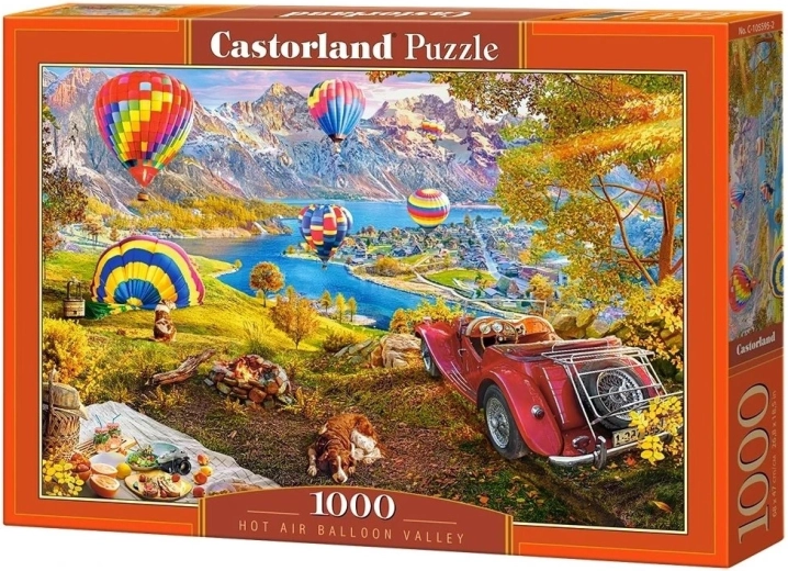 Castorland puzzle – Hőlégballonok völgye, 1000 darab